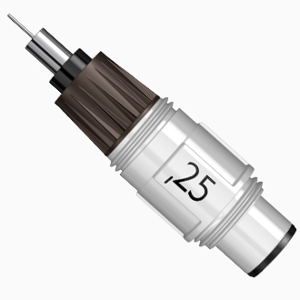 Пишущий узел изографа Rotring 0.25мм