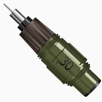 Пишущий узел изографа Rotring 0.30мм