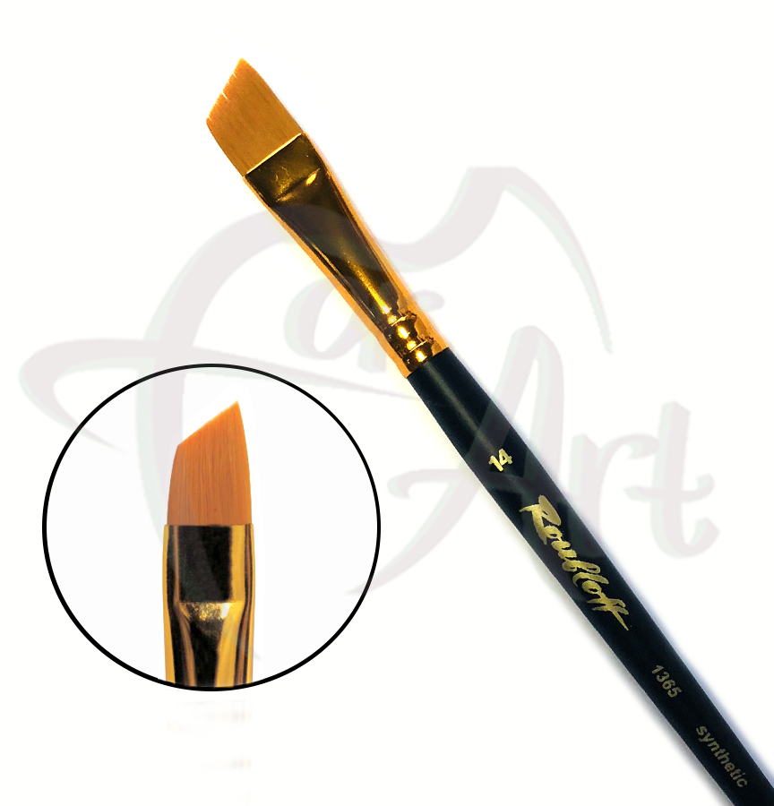 Кисть синтетическая скошенная Roubloff ser.1365 №14