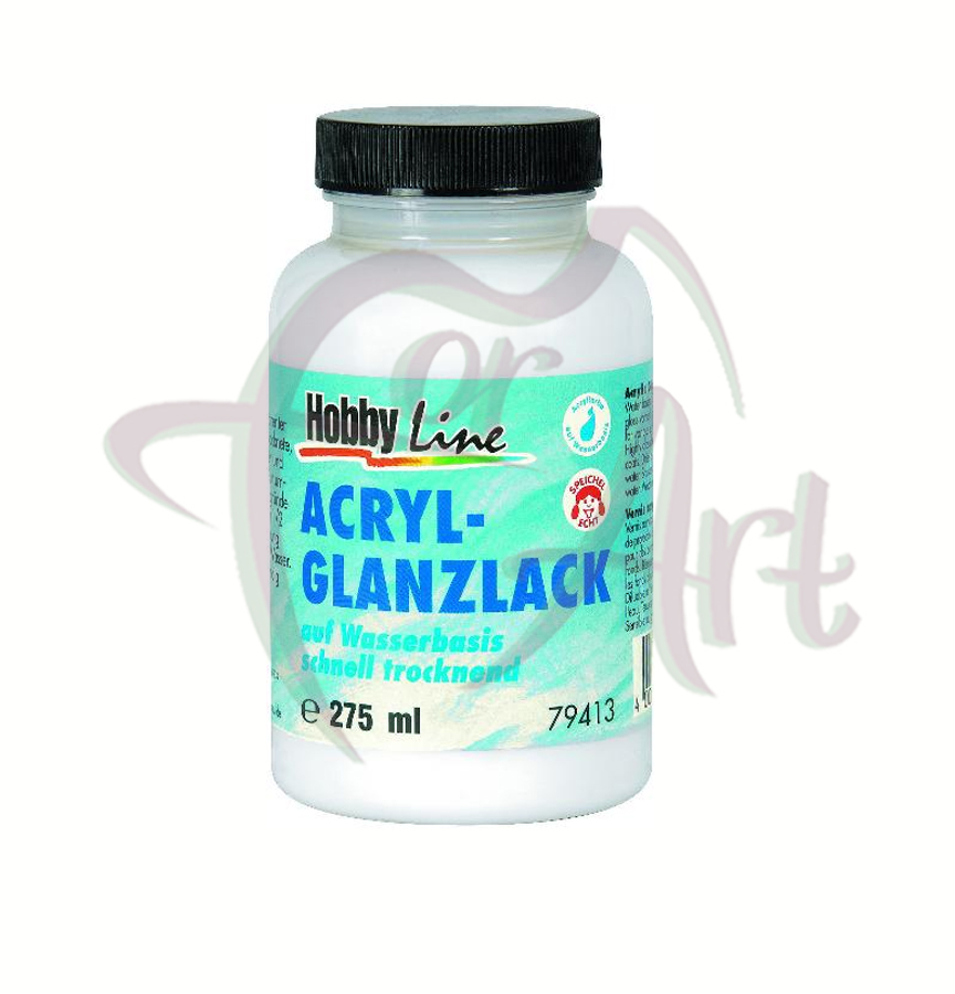 Акриловый бесцветный глянцевый лак на водной основе C.Kreul Hobby LineAcryl GlanzLack/б.275мл