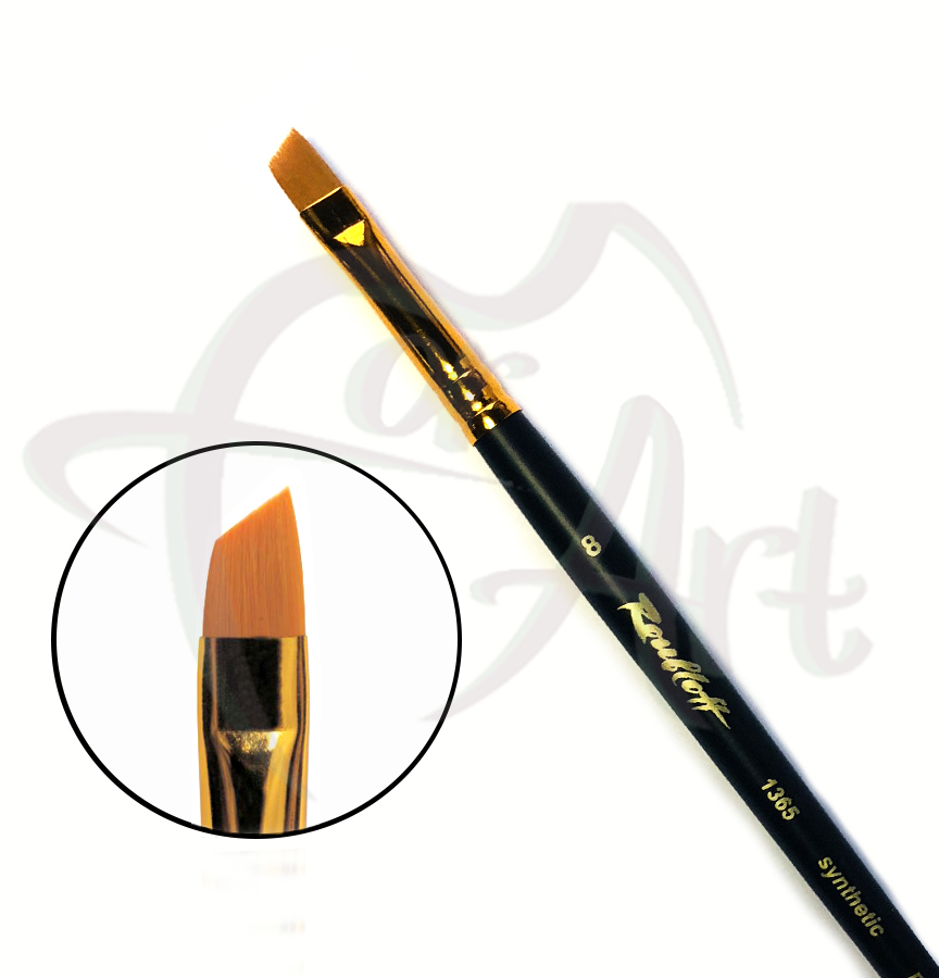 Кисть синтетическая скошенная Roubloff ser.1365 №8