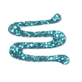 Контур с блёстками Ferrario Craft 3D Glitter №29- холодный лазурный/т.20мл