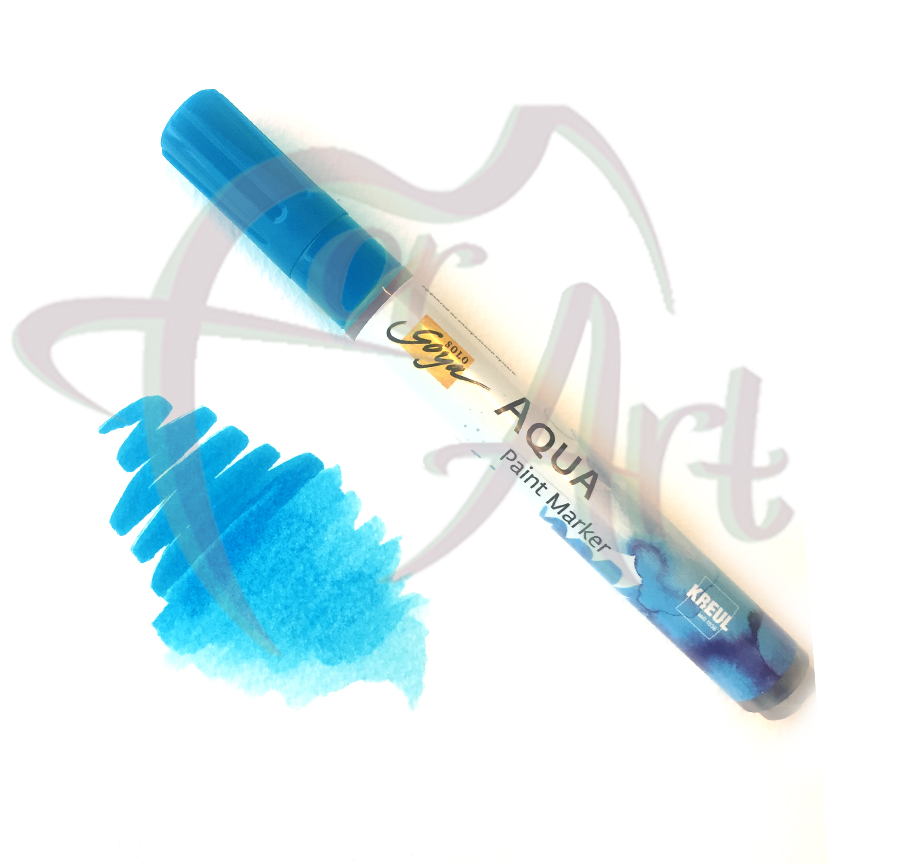 Акварельный маркер Solo Goya Aqua Paint Marker- циан