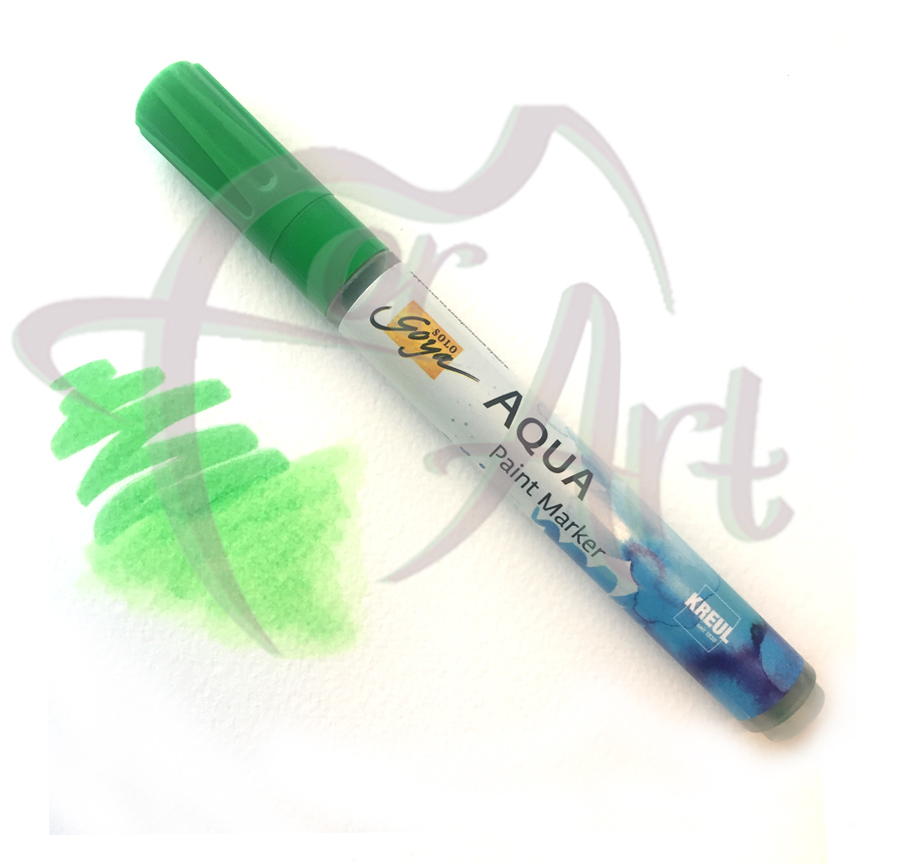 Акварельный маркер Solo Goya Aqua Paint Marker- желтовато-зелёный
