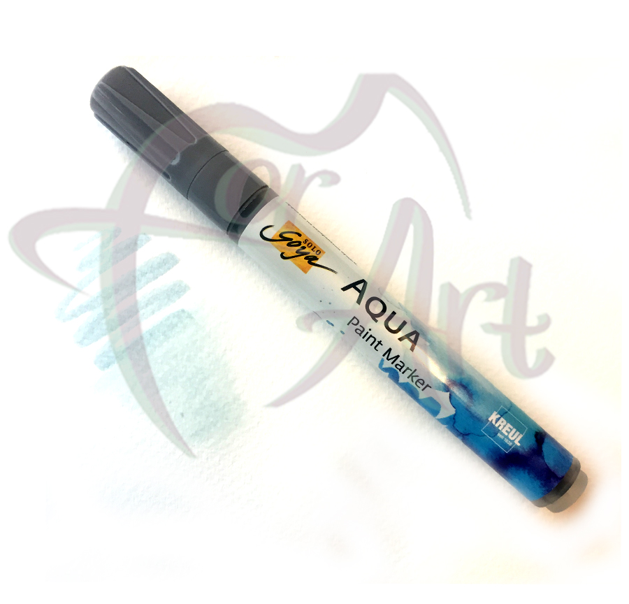 Акварельный маркер Solo Goya Aqua Paint Marker- серый светлый