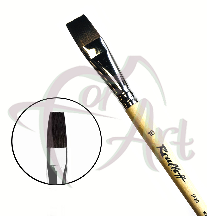 Кисть имитация белки плоская Roubloff 1F20 №16