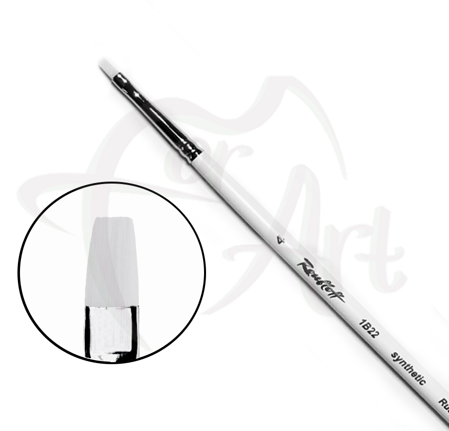 Кисть синтетическая плоская Roubloff 1B22 №4