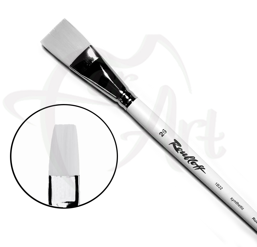 Кисть синтетическая плоская Roubloff 1B22 №26