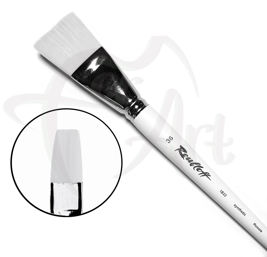 Кисть синтетическая плоская Roubloff 1B22 №36