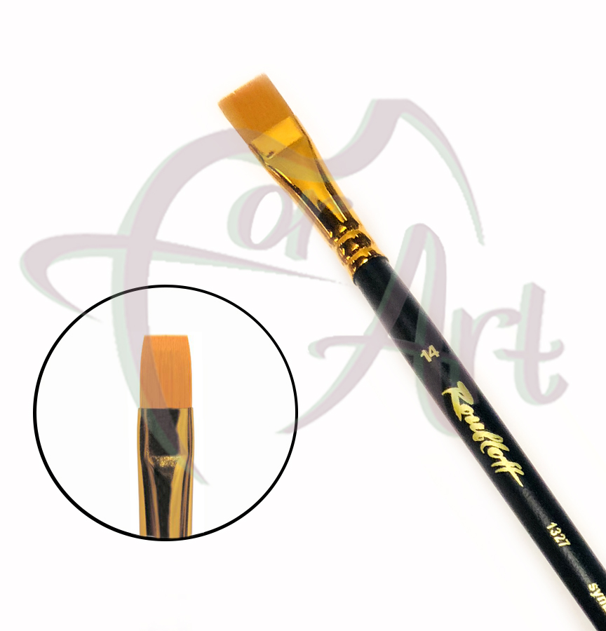 Кисть синтетическая плоская Roubloff ser.1327 №14