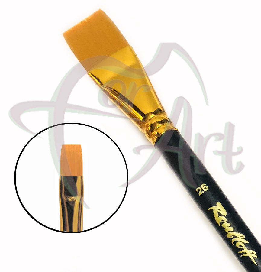 Кисть синтетическая плоская Roubloff ser.1327 №26
