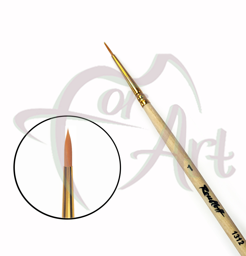 Кисть Roubloff ser.1312 круглая из жёсткой синтетики №1