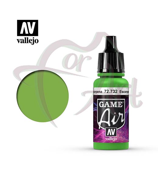 Краска для моделизма Game Air Vallejo на акриловой основе- зелёный ESCORPENA/б.17мл
