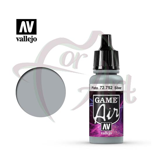 Краска для моделизма Game Air Vallejo на акриловой основе- серебро/б.17мл