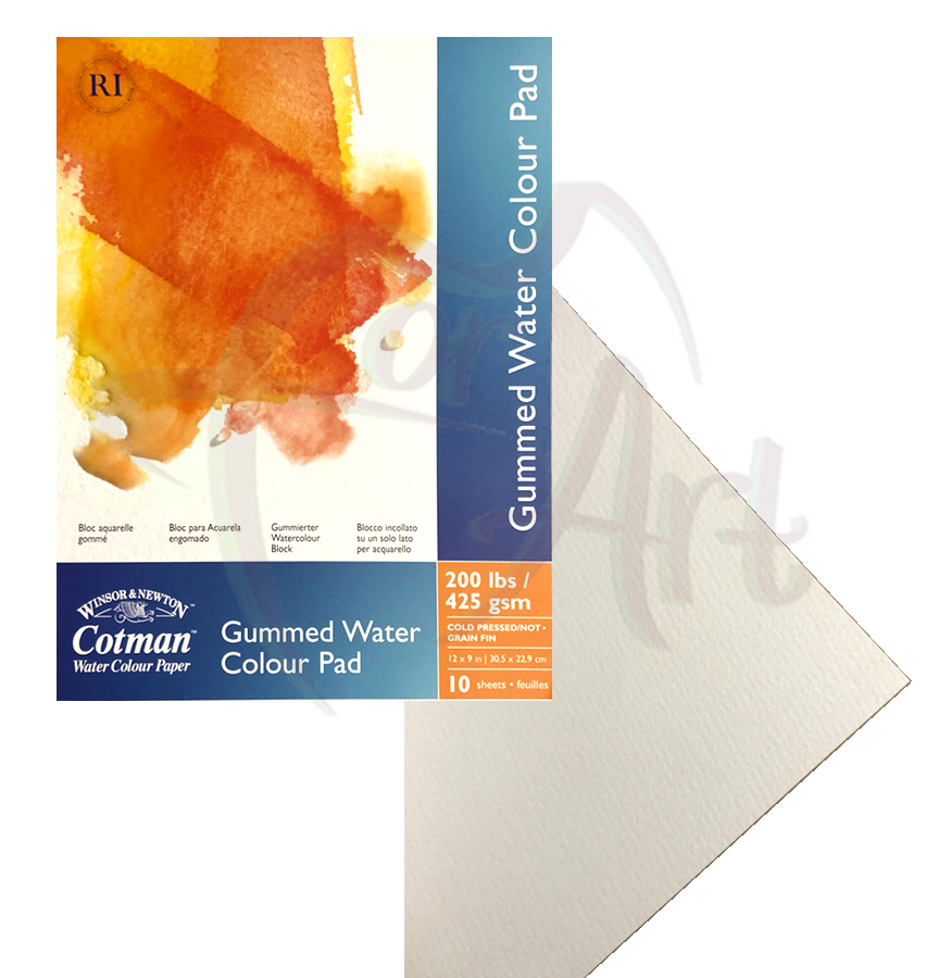 Альбом для акварели Winsor Newton Cotman/склейка/grain fin/30,5х22,8/10л/425гр