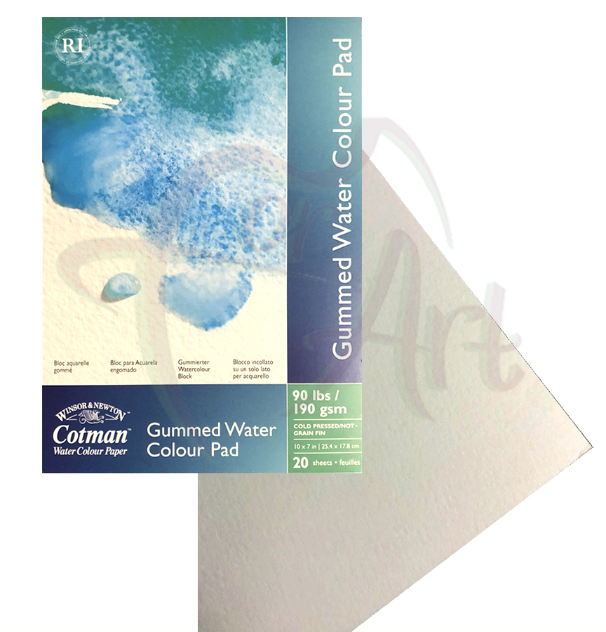 Альбом для акварели Winsor Newton Cotman/склейка/grain fin/25,4х17,7/20л/190гр