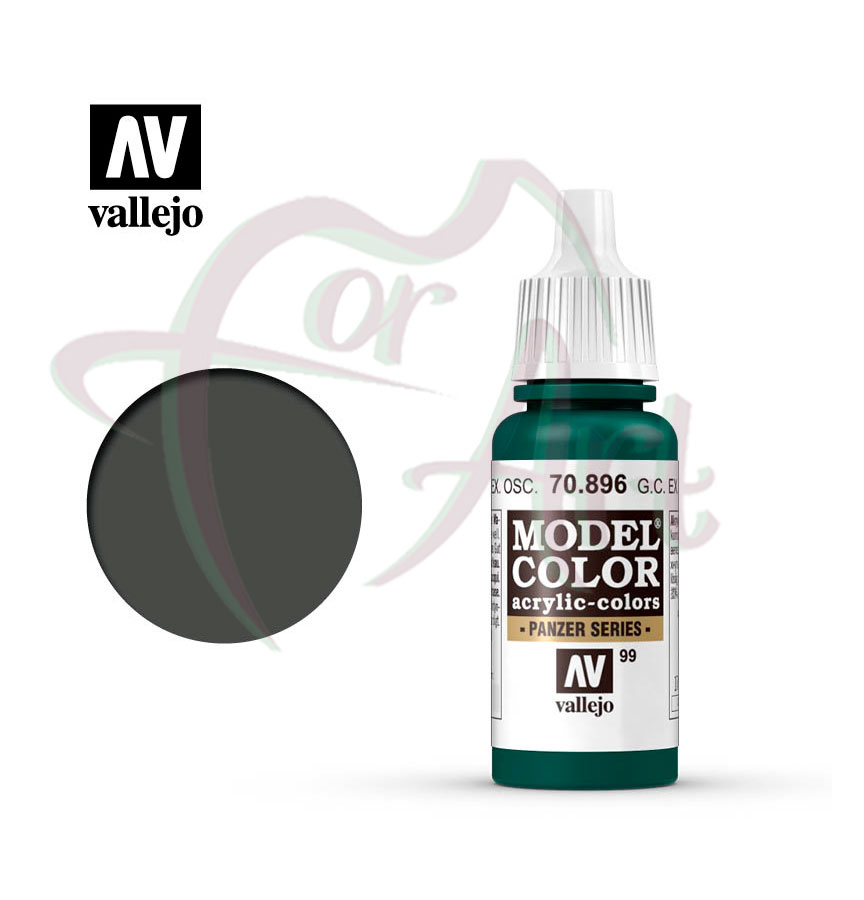 Краска для моделизма Vallejo Model Color на акриловой основе- немецкий защитный зеленый очень темный/б.17 мл