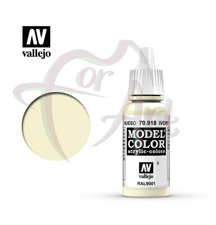 Краска для моделизма Vallejo Model Color на акриловой основе- слоновая кость/б.17 мл