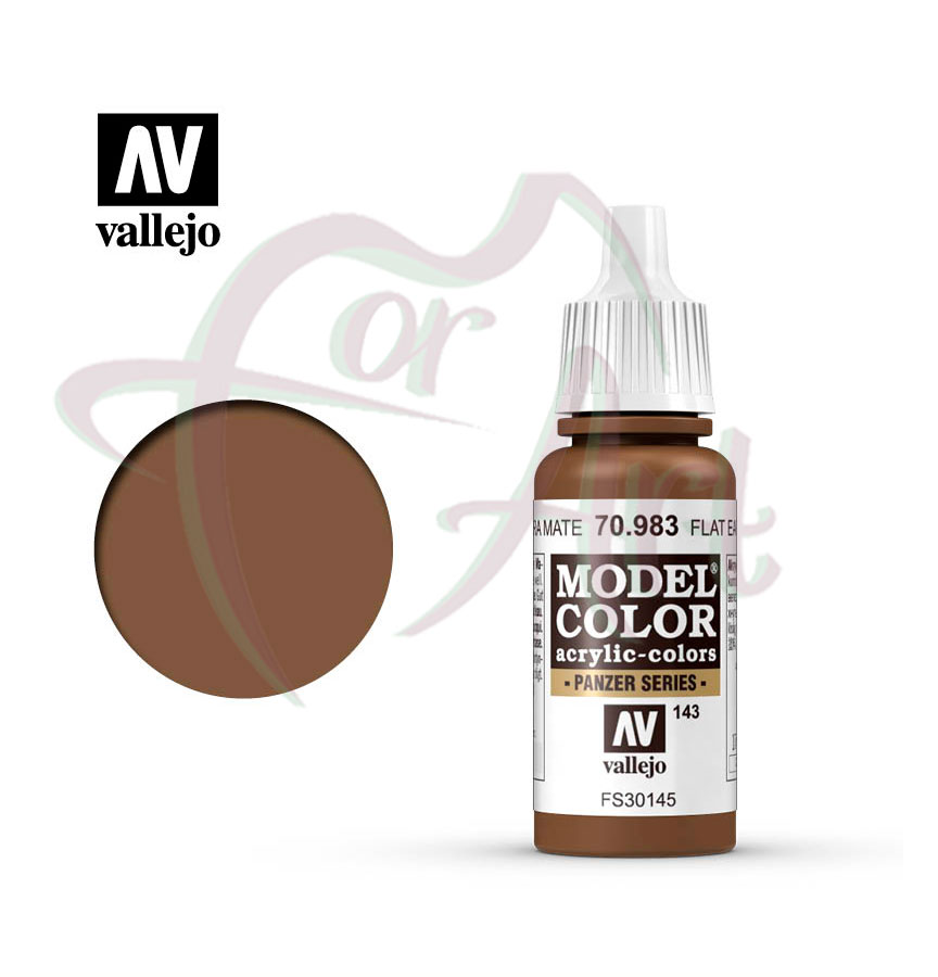 Краска для моделизма Vallejo Model Color на акриловой основе- темная земля/б.17 мл
