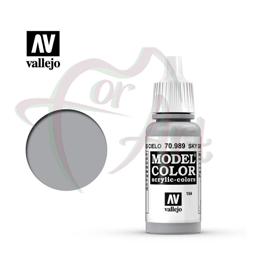 Краска для моделизма Vallejo Model Color на акриловой основе- серое небо/б.17 мл
