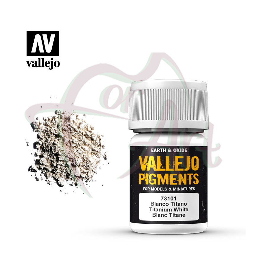 Пигмент художественный Vallejo - белила титановые/б.30 мл