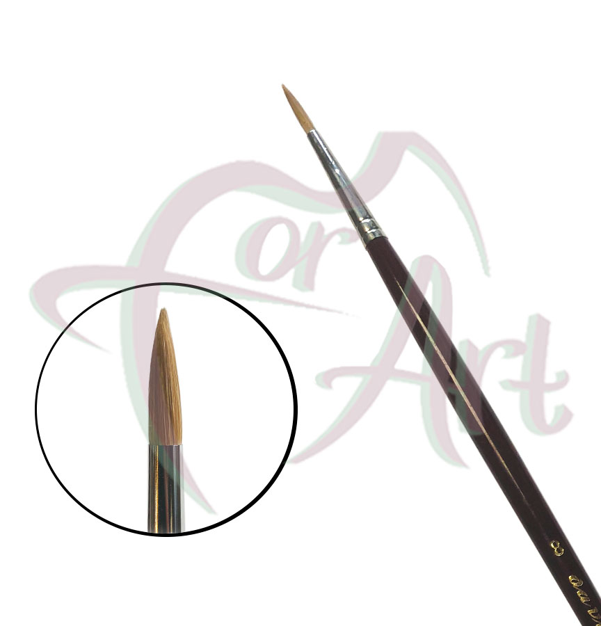 Кисть круглая ушной волос Da Vinci ser.1650 - №8
