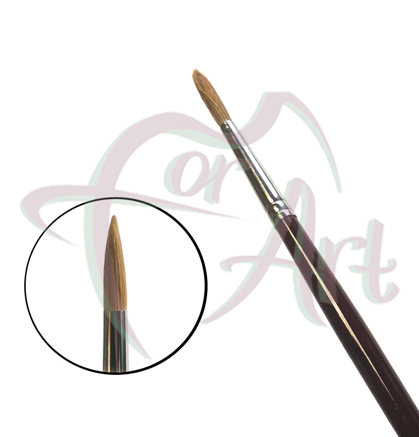 Кисть круглая ушной волос Da Vinci ser.1650 - №12