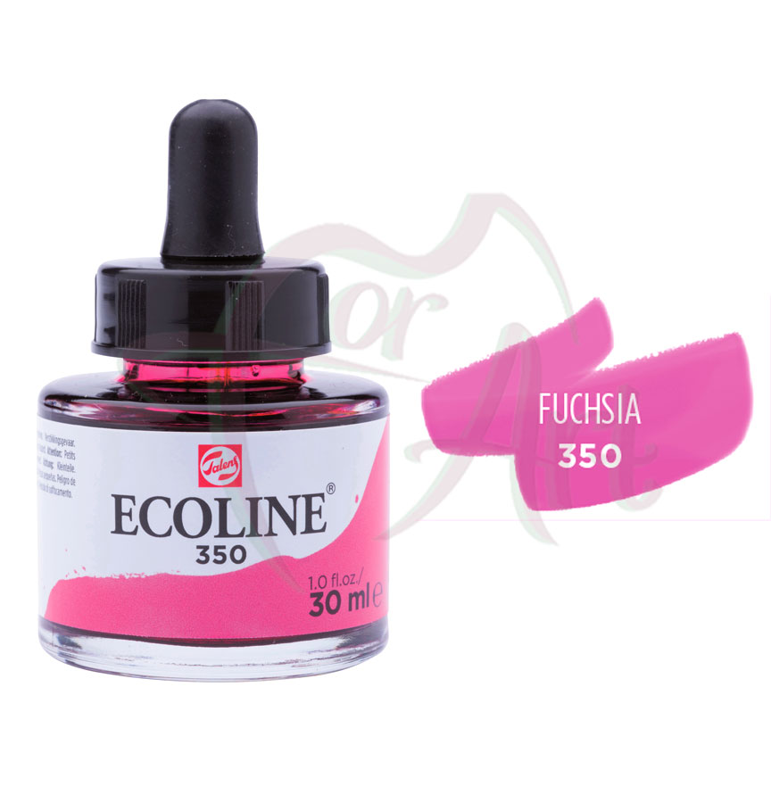 Жидкая акварель ECOLINE №350 Фуксия/30мл