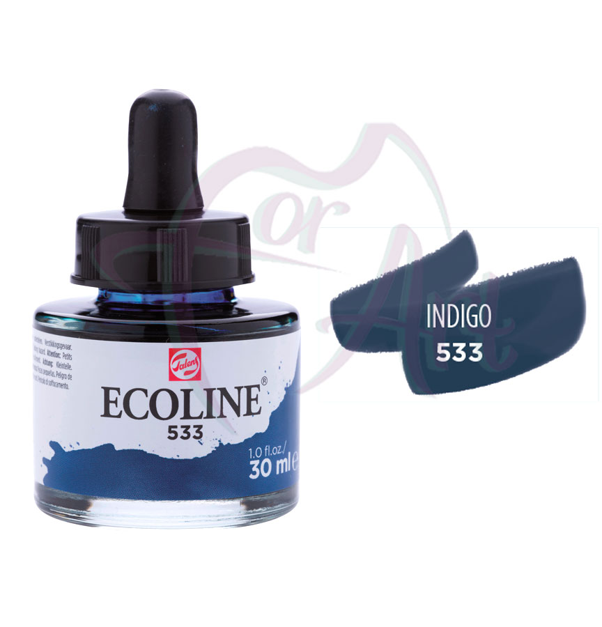 Жидкая акварель ECOLINE №533 Индиго/30мл