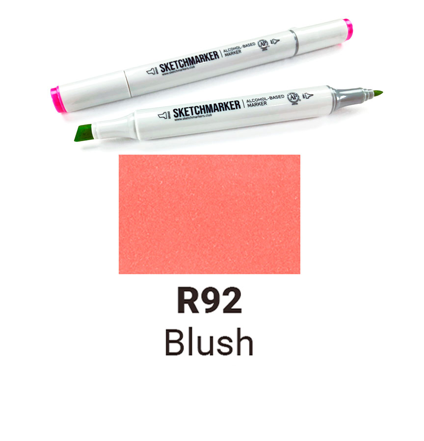 Маркер двухсторонний Sketchmarker на спиртовой основе-R92 Румянец