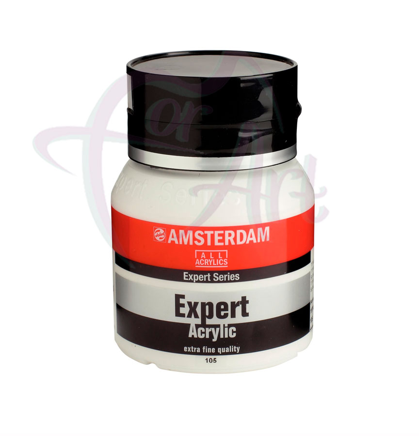 Краска акриловая Amsterdam Expert №105 Титановые белила т.400мл