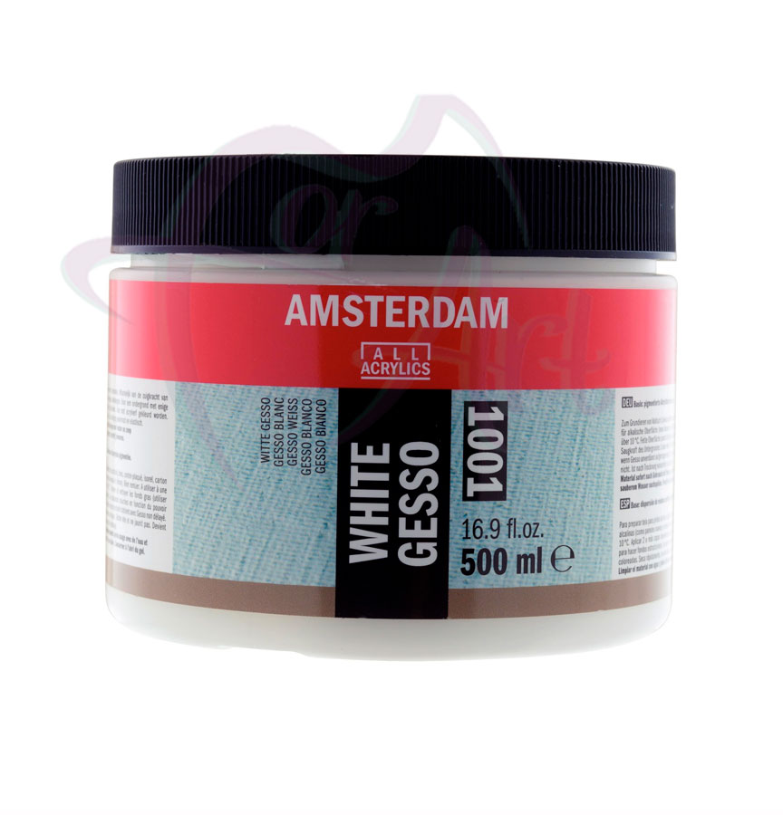 Грунт акриловый Gesso Armsterdam (3001) белый/б.500мл