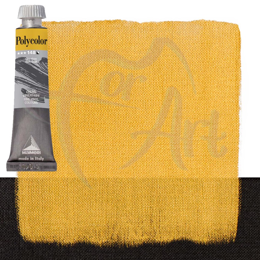 Акриловая металлическая краска Polycolor №148/ Богатое золото т.20мл