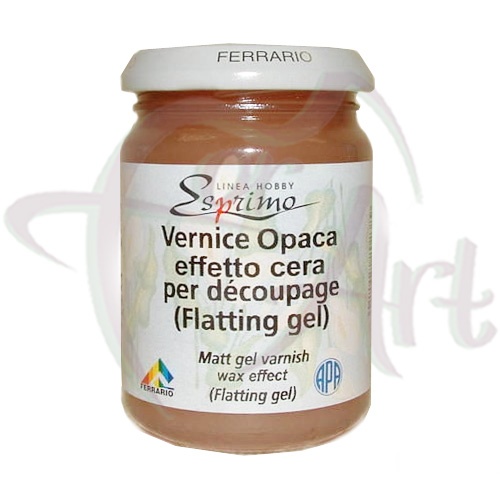 Лак-гель на основе растворителя Ferrario Esprimo Flatting Gel- матовый