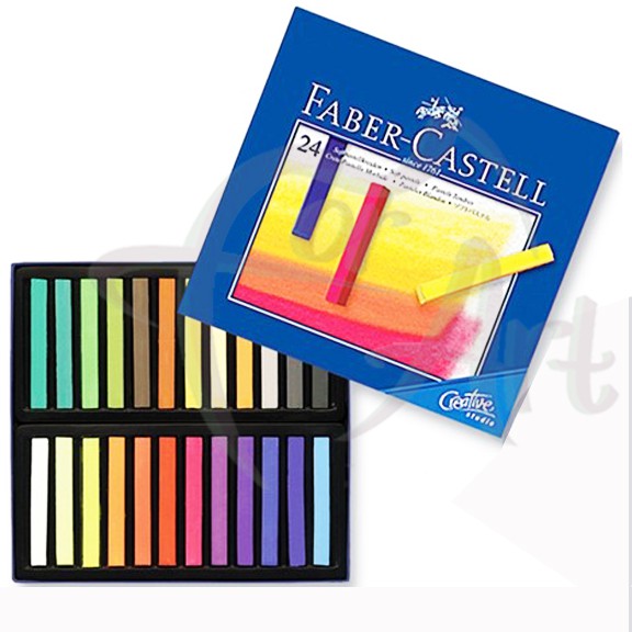 Набор мягкой сухой пастели Faber-Castell CREATIVE STUDIO 24 цвета в картонной коробке