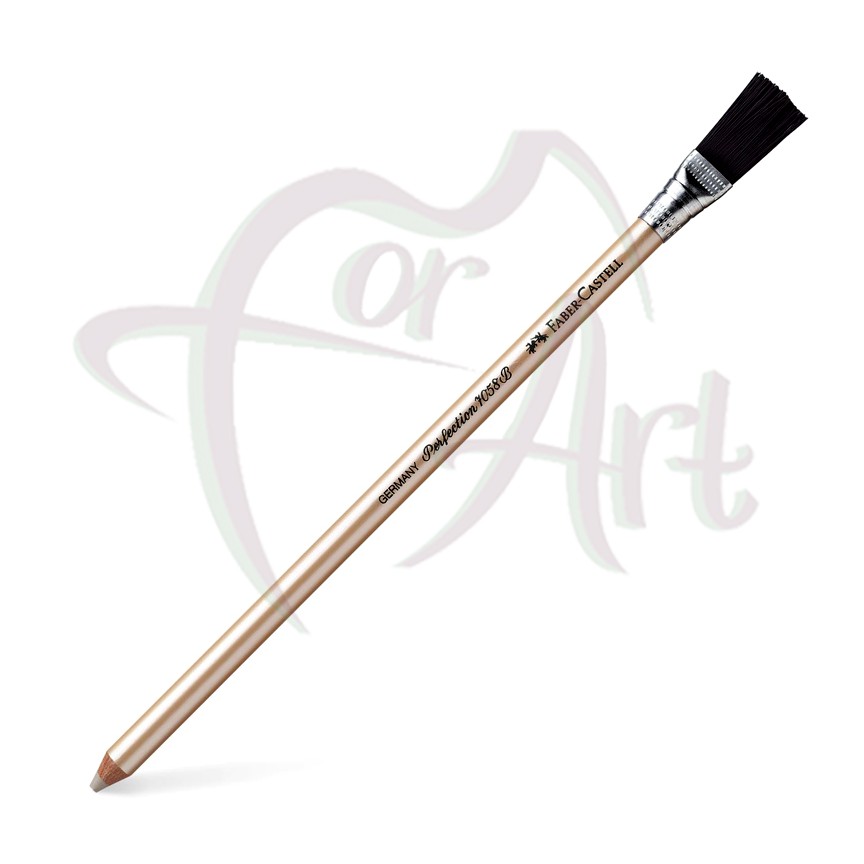 Ластик-карандаш с кисточкой Faber-castell PERFEKCTION 7058В для чернил и чернографитных карандашей