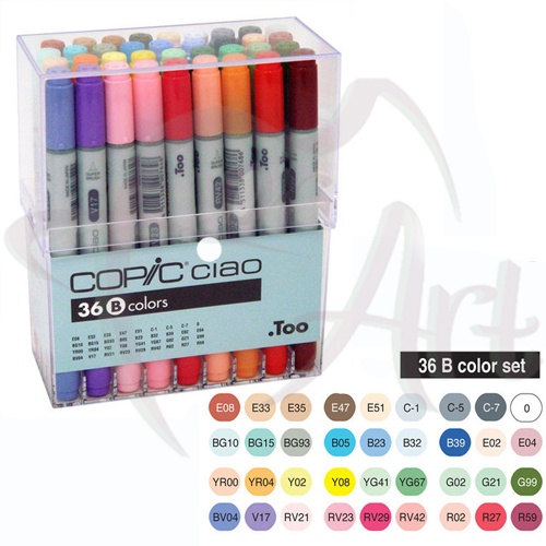 Набор маркеров Copic Ciao Set B 36шт