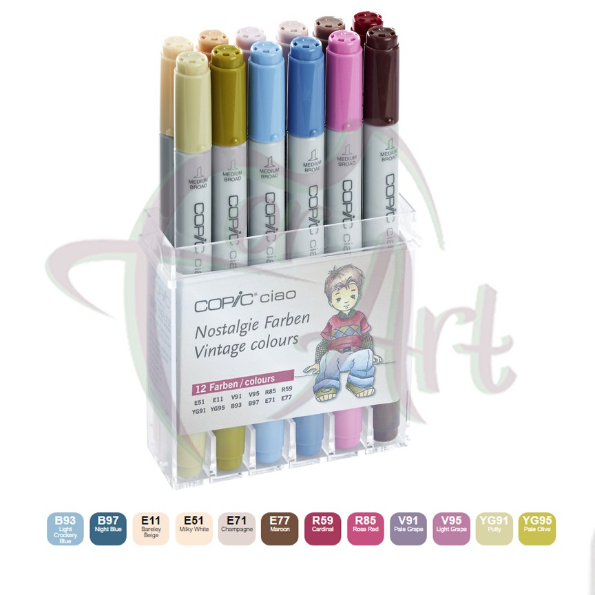Набор маркеров Copic Ciao Nostalgie/12шт