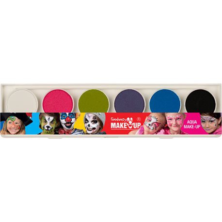 Набор для аквагрима KREUL Fantasy Aqua Make Up 6 цветов +2 кисти