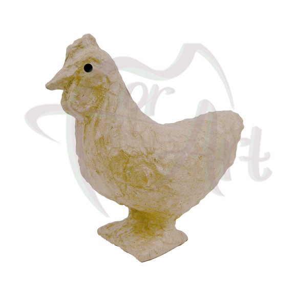 Заготовка из папье-маше Decopatch AP599 - курица/6х9х9,5см