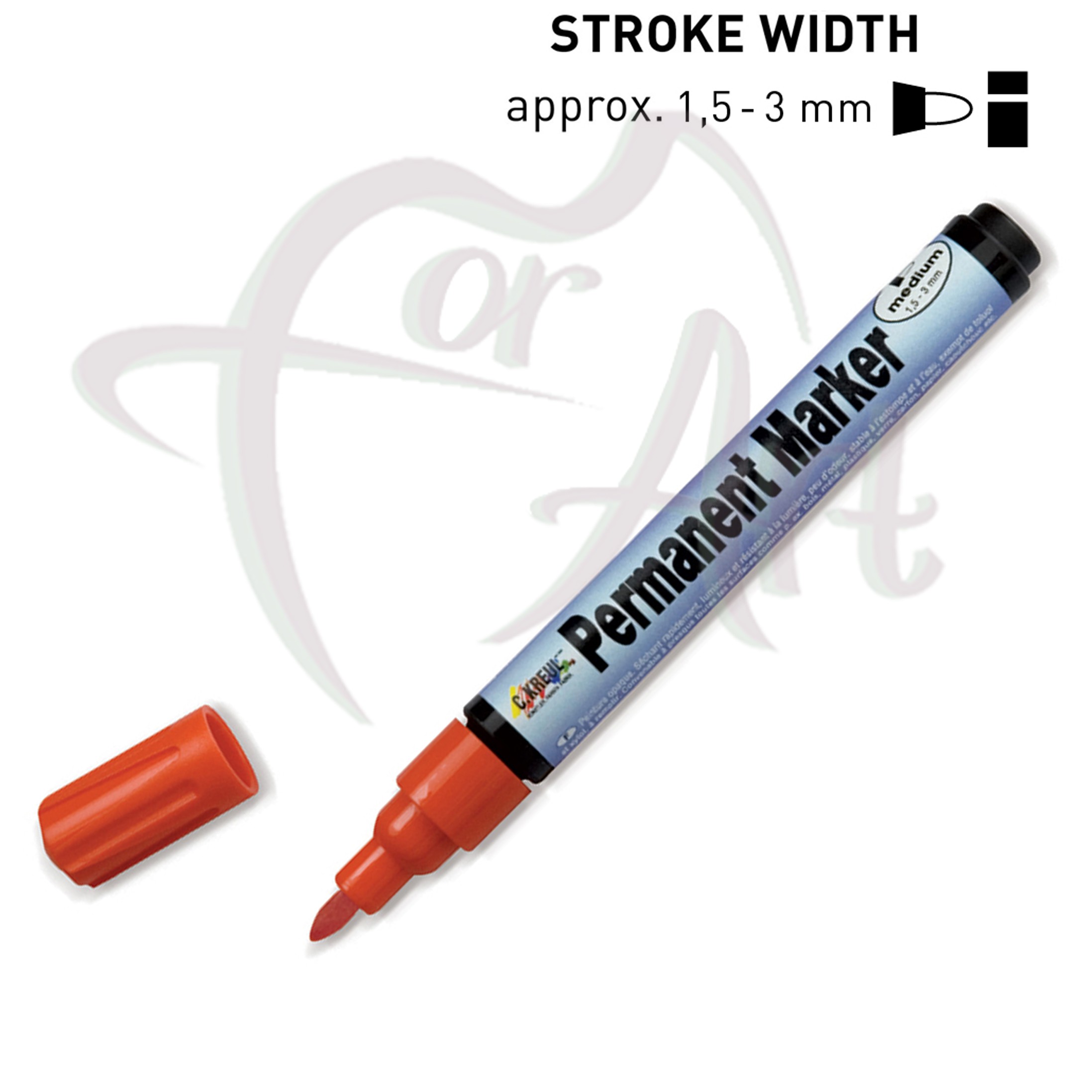 Перманентные маркеры C.Kreul Permanent Marker круглый наконечник, ширина линии 1,5-3мм