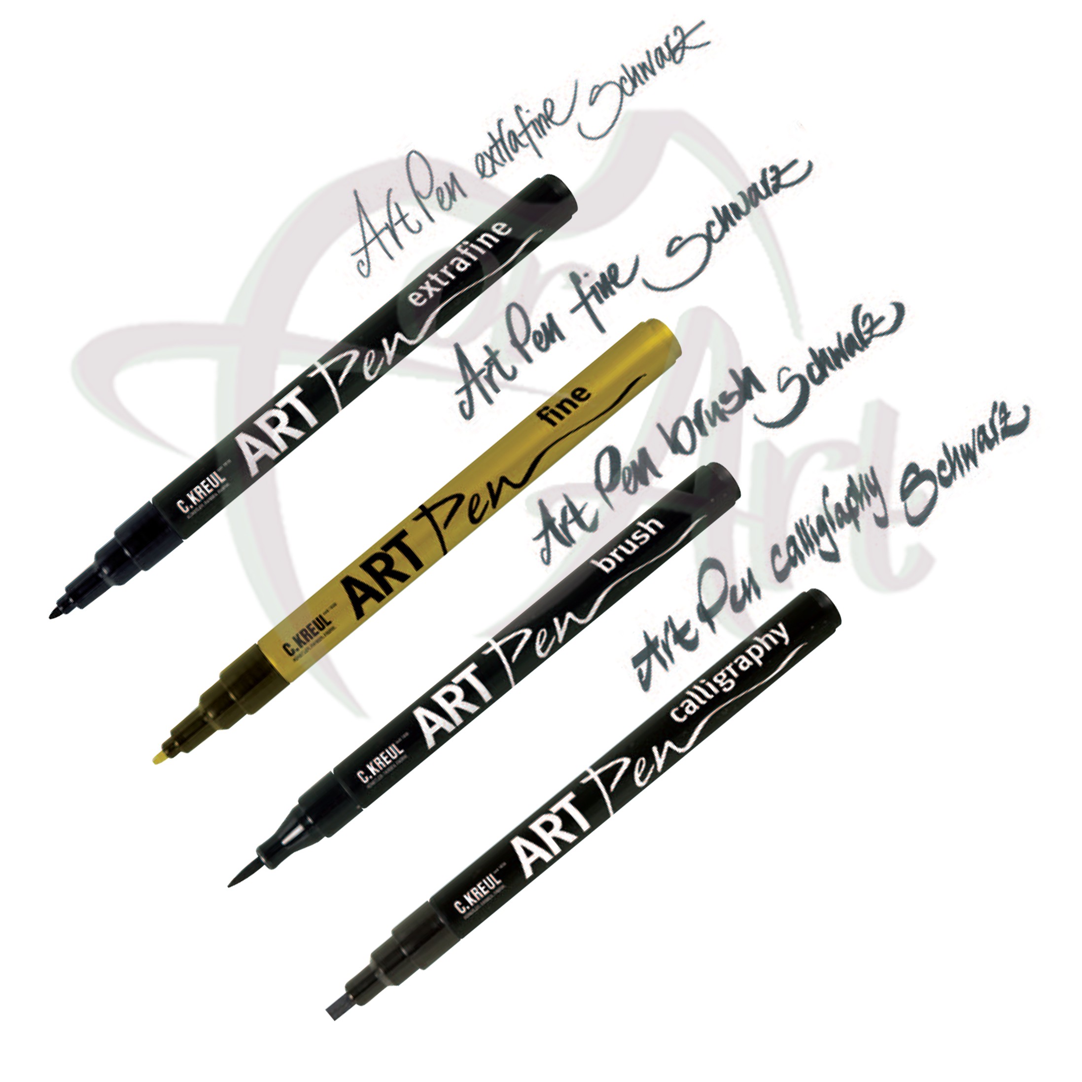 Маркеры для каллиграфии на водной основе C.Kreul Art Pen