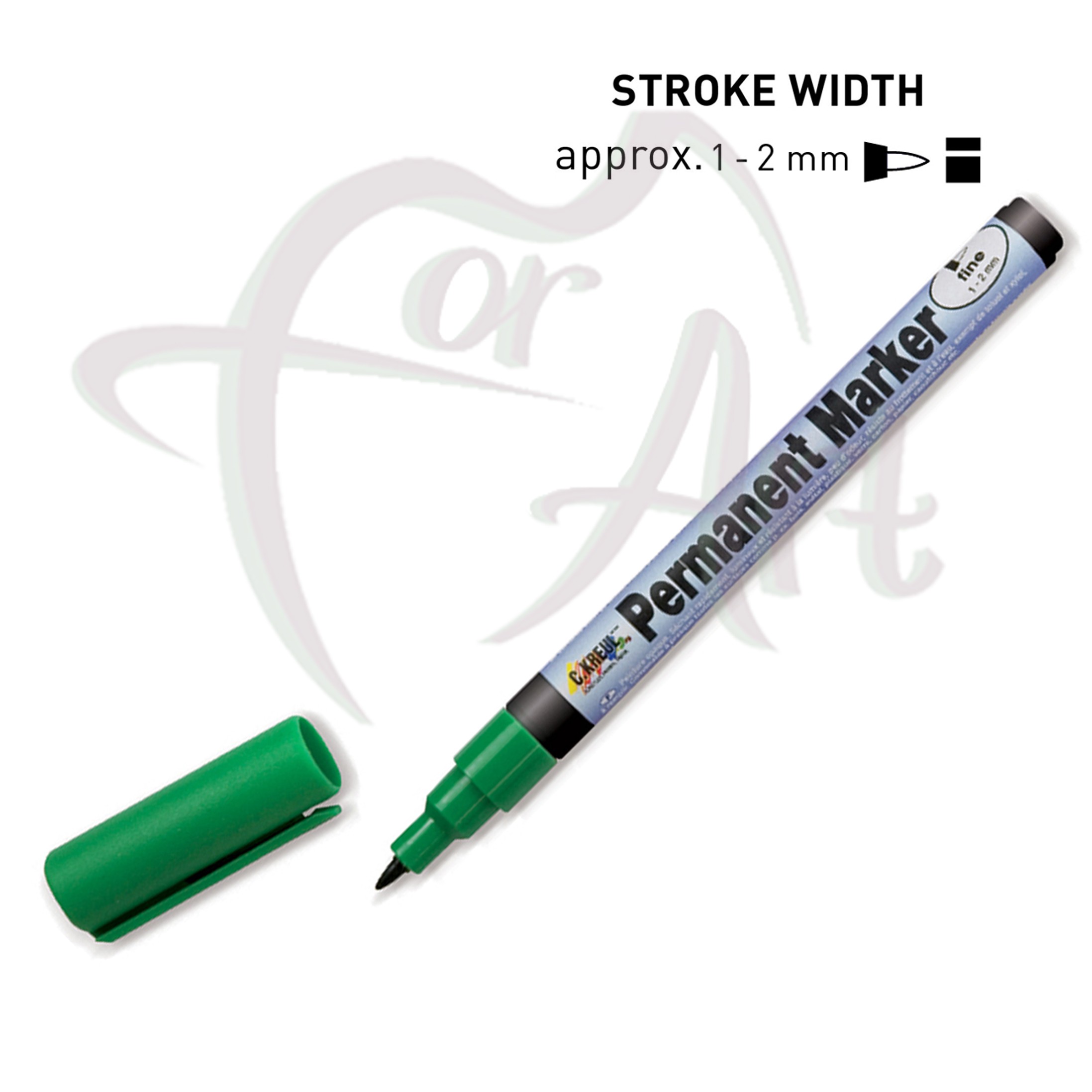Перманентные маркеры C.Kreul Permanent Marker Fine круглый наконечник, ширина линии 1-2мм