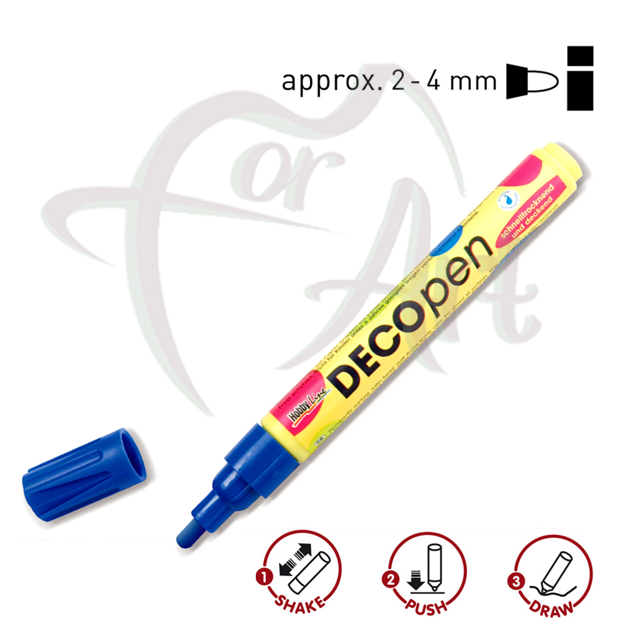 Маркеры для декора на водной основе C.Kreul Deco Pen ширина линии 2-4мм