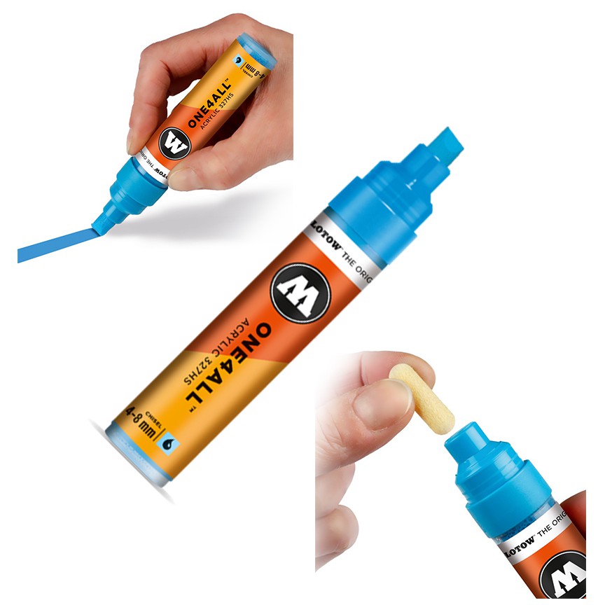 Акриловые маркеры Molotow ONE4ALL 4-8мм (327HS)