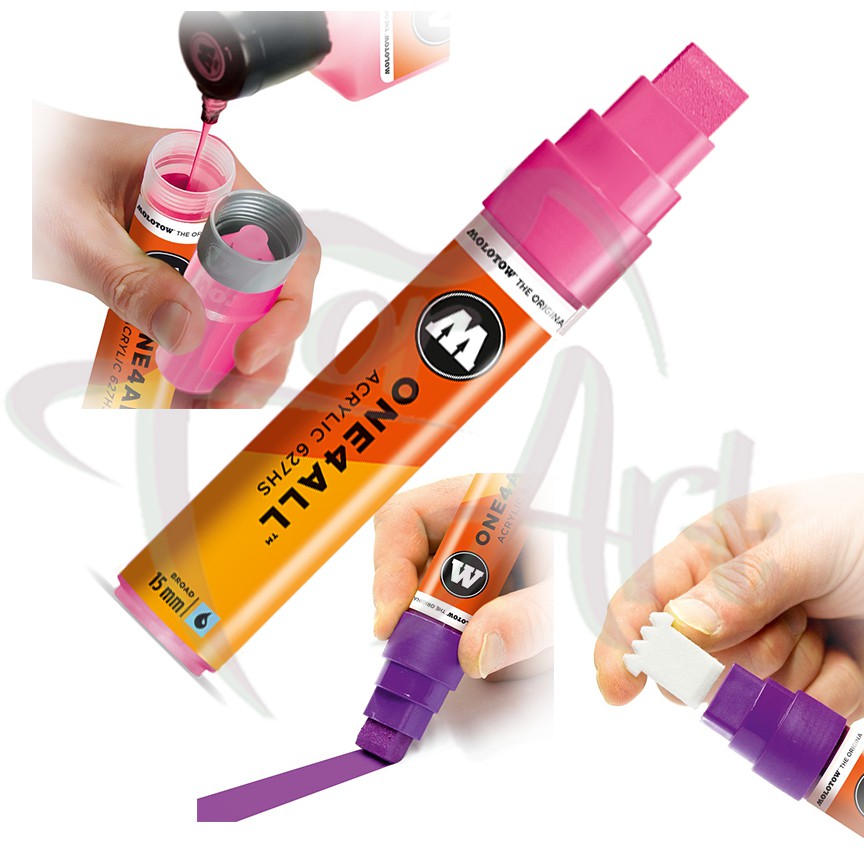 Акриловые маркеры Molotow ONE4ALL 15мм (627HS)