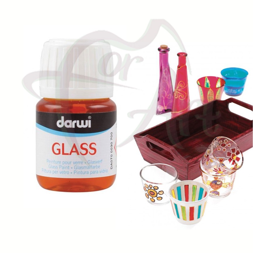 Краски по стеклу прозрачные Darwi Glass без обжига