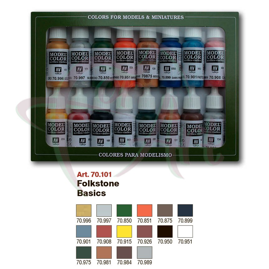 Vallejo Case Set: 70.172 Basic Model Color