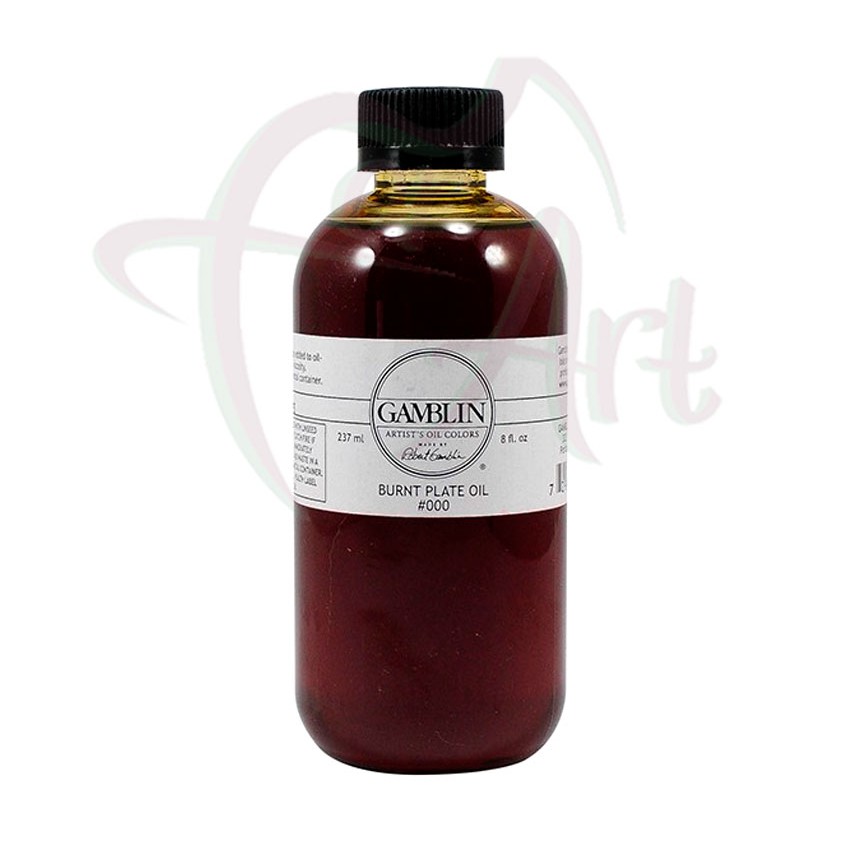 Олифа жженая печатная Burnt Plate Oil Gamblin #000/б.236мл