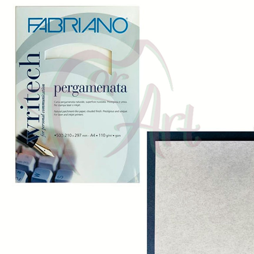 Бумага для каллиграфии- пергамент Fabriano Pergamenata- белая/A4/50л/110гр